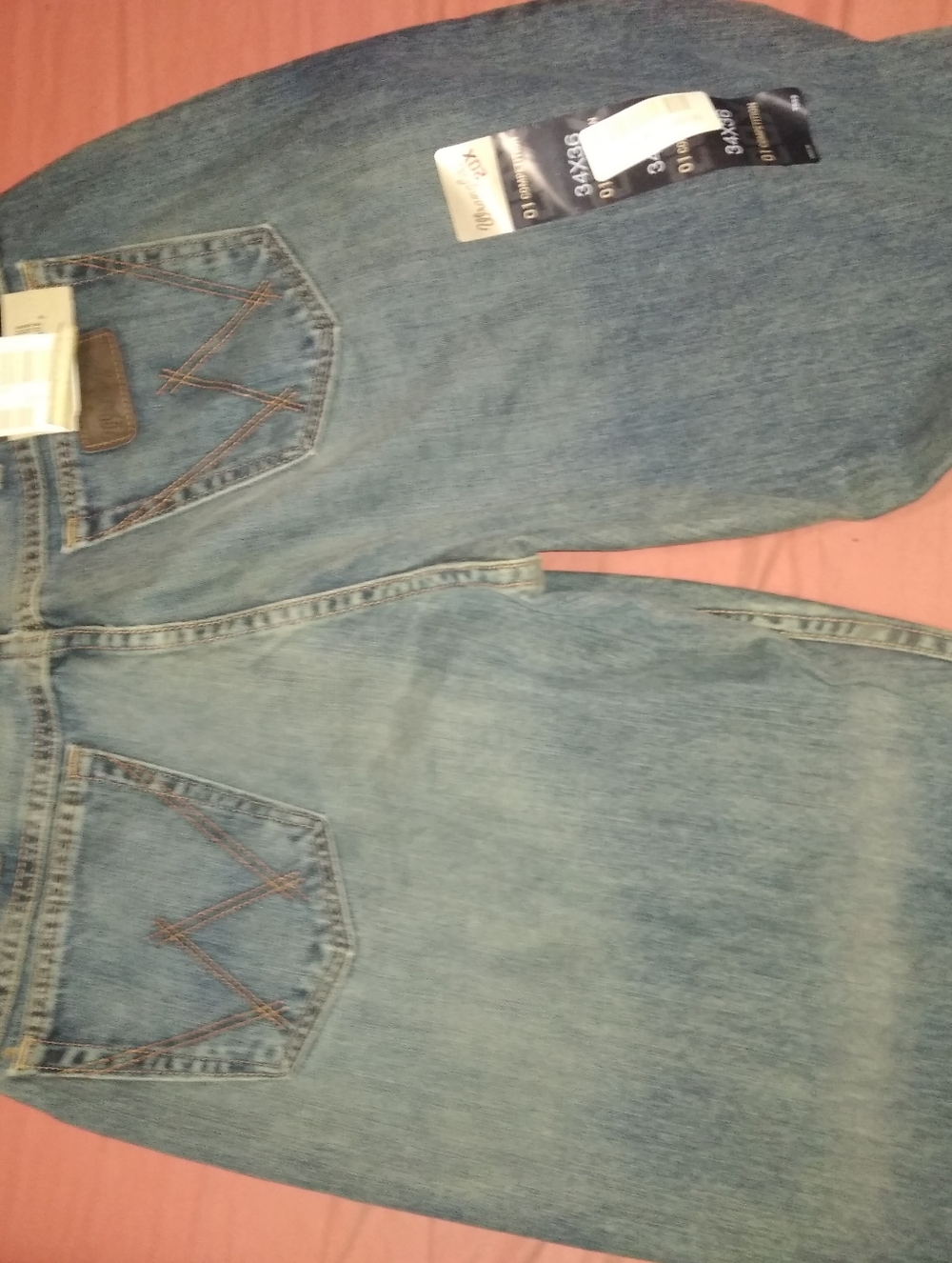 Men's Wrangler 01MWXRW 20X Jeans. Size 34x36.